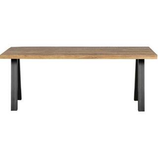 mutoni Table à manger Tablo bois de manguier naturel 180x90  