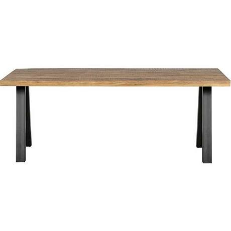 mutoni Table à manger Tablo bois de manguier naturel 180x90  