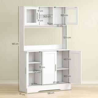 HOMCOM Armoire de cuisine  