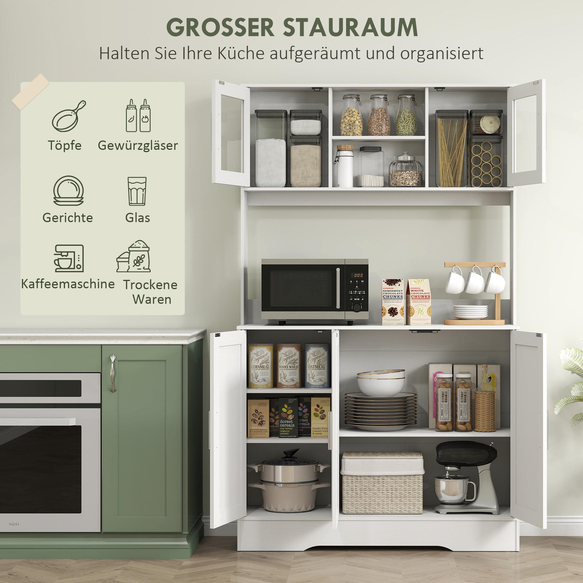 HOMCOM Armoire de cuisine  