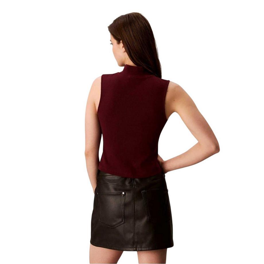 Calvin Klein  Ärmelloses Oberteil, Gerippt, Schmal, Ärmellos 