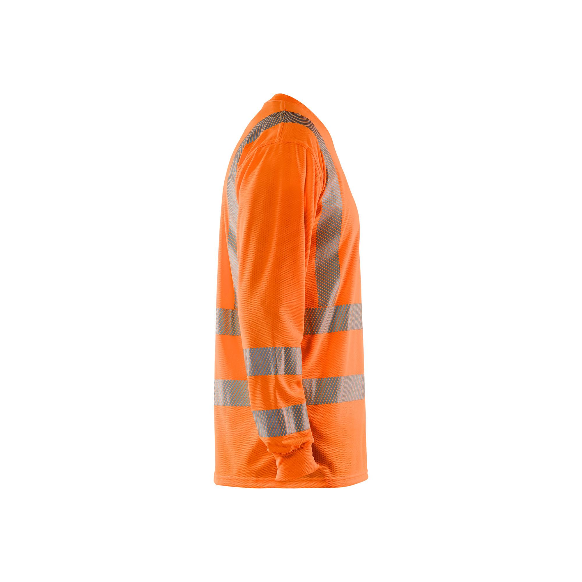 Blaklader Langarm High Visibility V-Ausschnitt T-Shirt mit UV-Schutz  