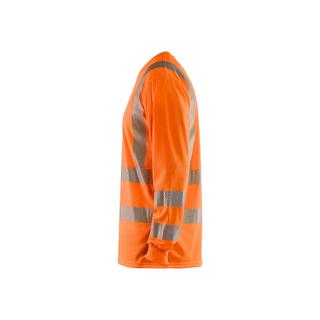 Blaklader Langarm High Visibility V-Ausschnitt T-Shirt mit UV-Schutz  