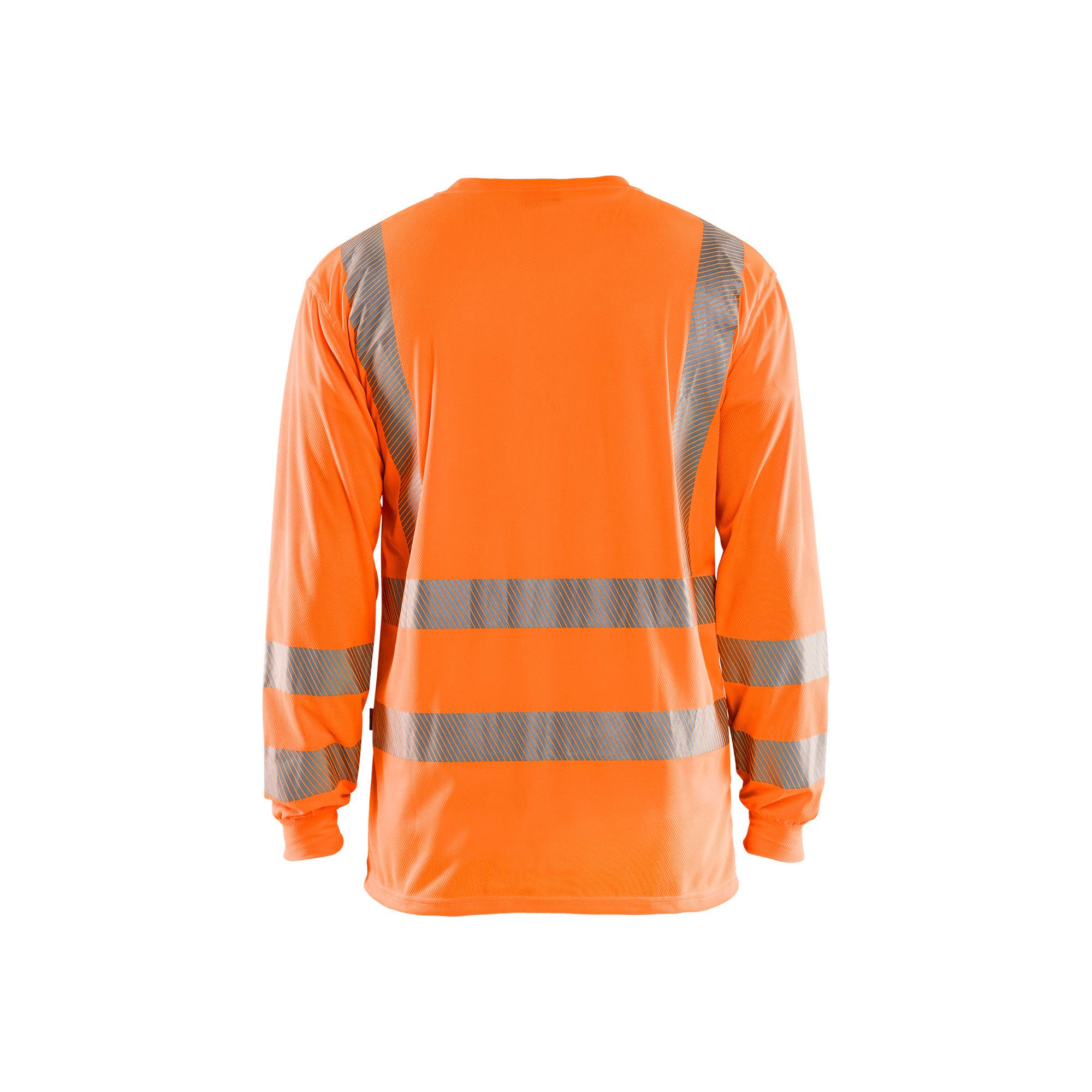 Blaklader Langarm High Visibility V-Ausschnitt T-Shirt mit UV-Schutz  