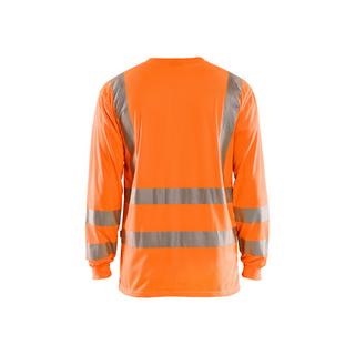 Blaklader Langarm High Visibility V-Ausschnitt T-Shirt mit UV-Schutz  