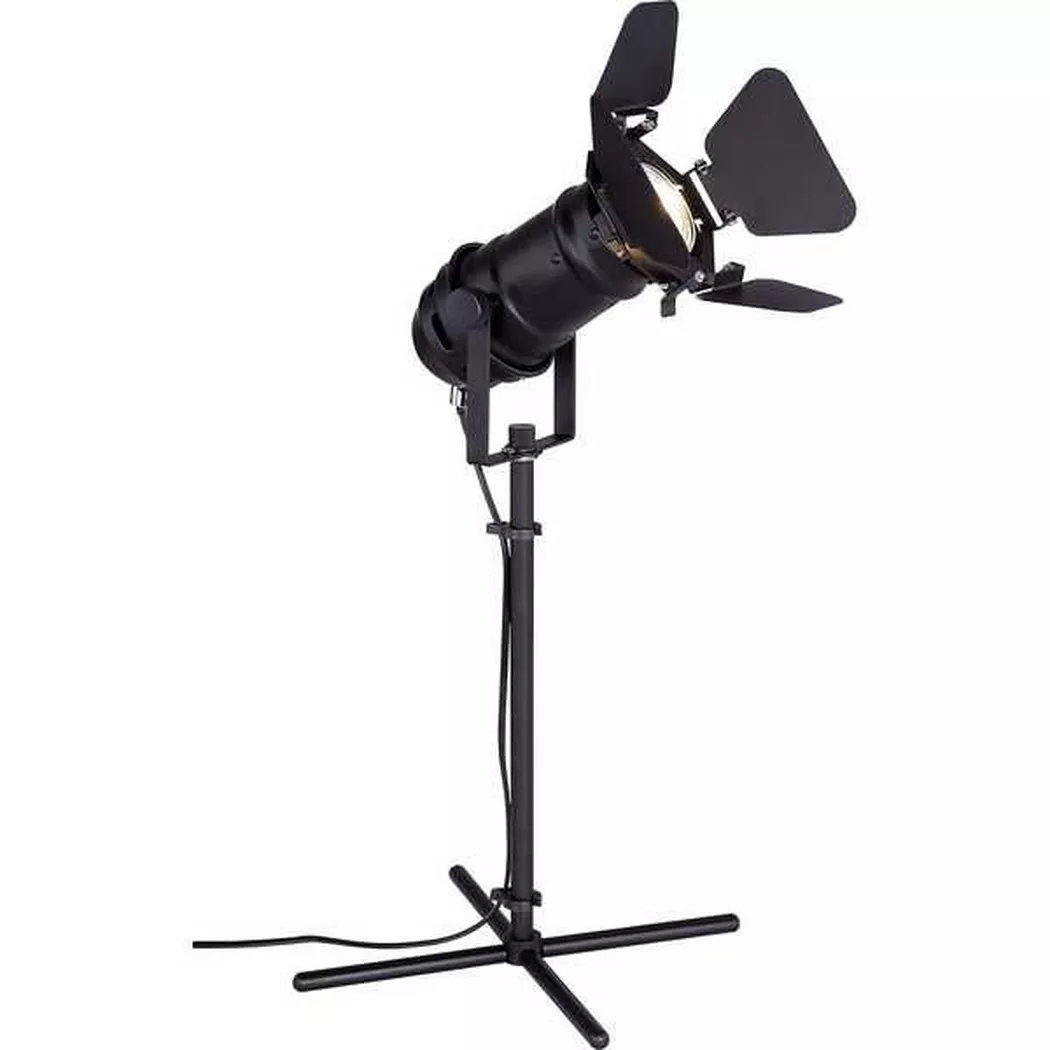 mutoni – Tischleuchte Egon Metall 1xGU10, One Size, Schwarz