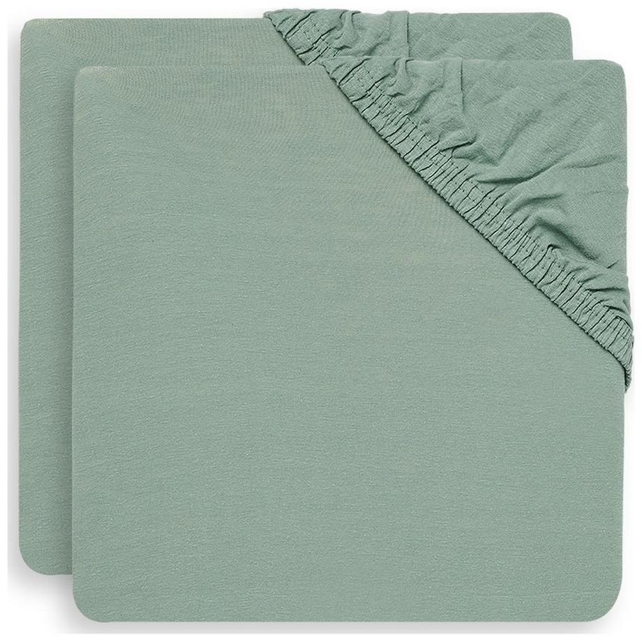Jollein  Spannbettlaken Jersey Laufgitter 75x95cm 2er Pack 