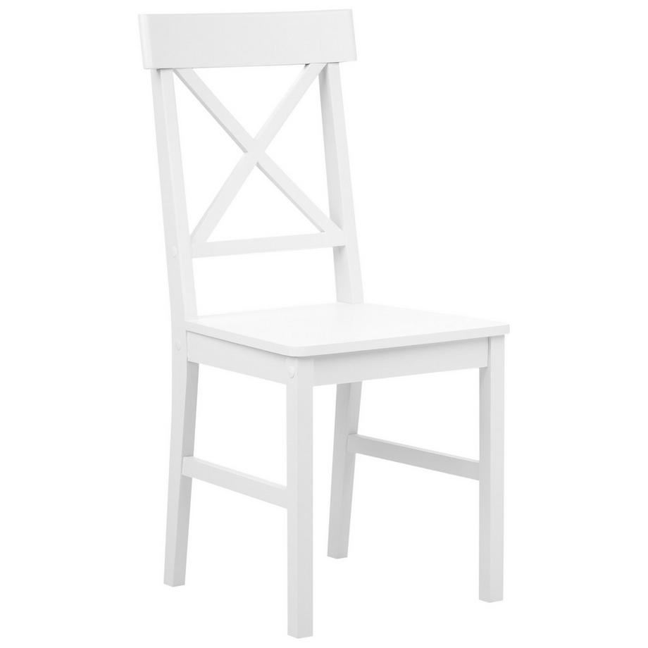 Lot de 2 chaises de salle à manger en Bois de peuplier Minimaliste BARLEE