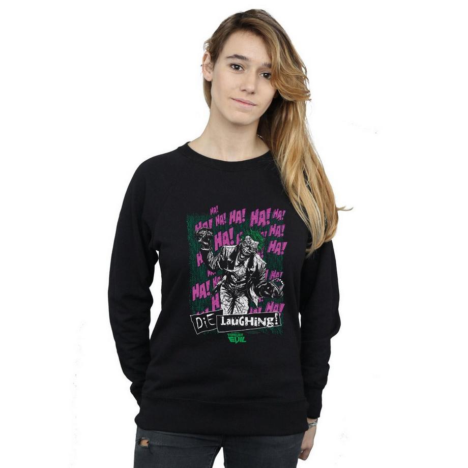 DC COMICS Justice League Die Laughing Sweatshirt  