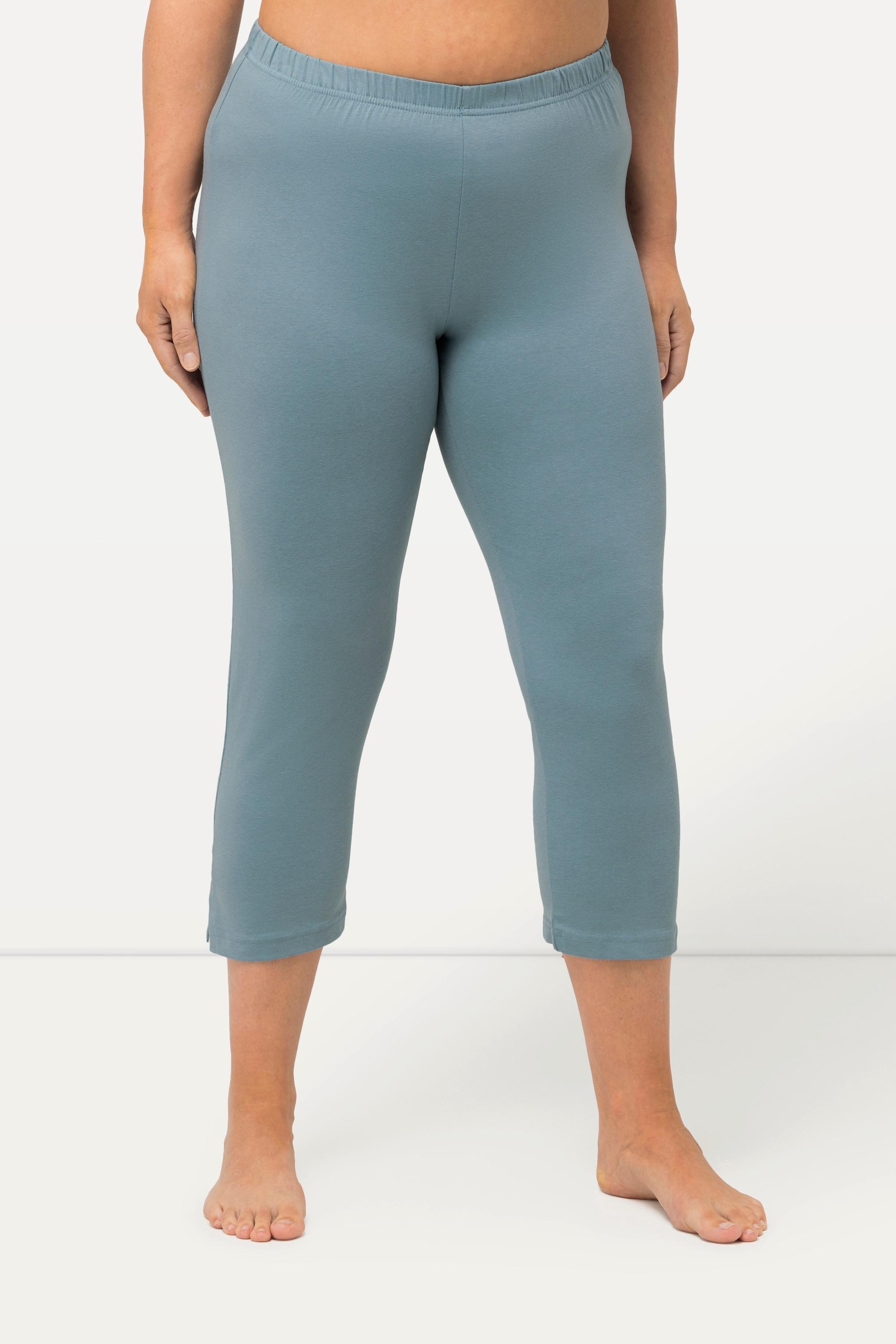 Ulla Popken  Pantaloni Capri a 7/8 con cintura elastica, fino alla tg. 72/74 