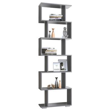 Holz Raumteiler Stand Regal Bücherregal Deko Bücher 6 Fächer Standregal Palusa L