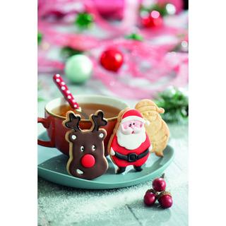 Decora Ausstecher Set Rentier und Weihnachtsmann 2 Stück  