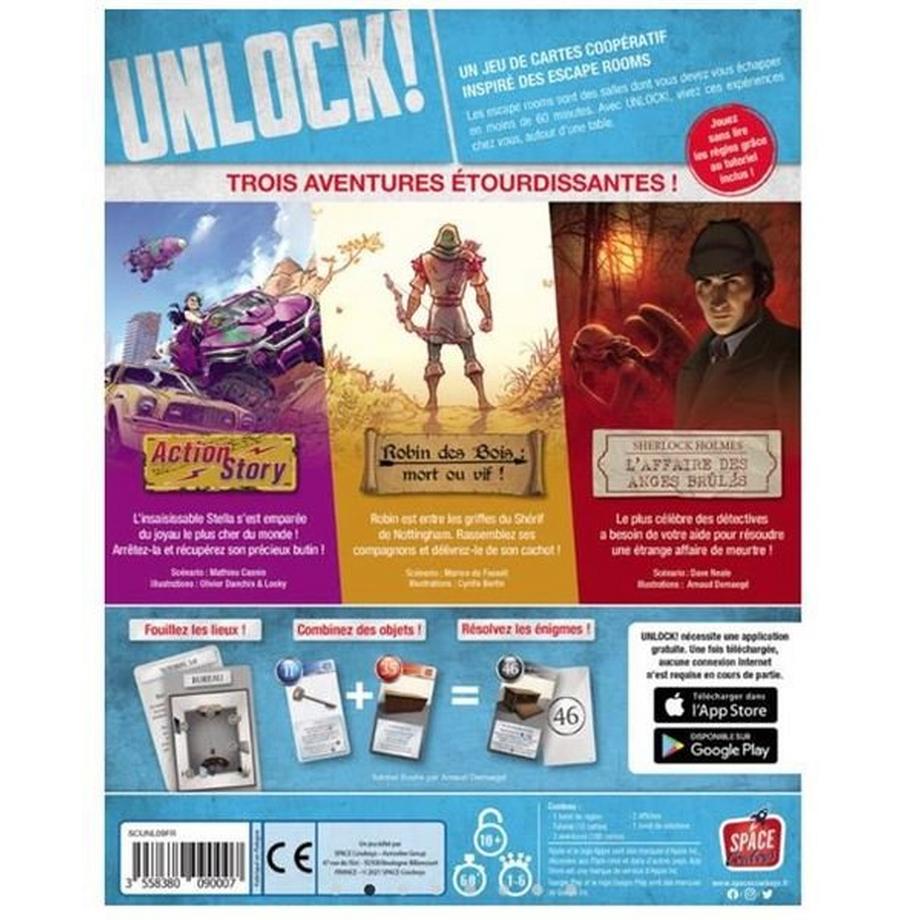 Asmodée  Jeu d'ambiance  Unlock! Legendary Adventures 