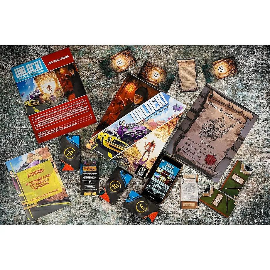 Asmodée  Jeu d'ambiance  Unlock! Legendary Adventures 
