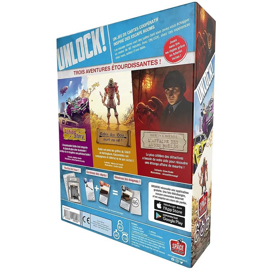 Asmodée  Jeu d'ambiance  Unlock! Legendary Adventures 