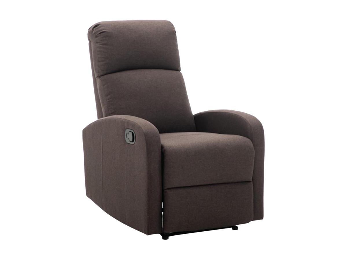 Vente-unique Fauteuil relax en tissu ISAO  