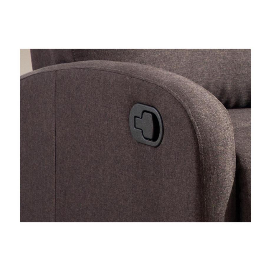 Vente-unique Relaxsessel Fernsehsessel ISAO Stoff  