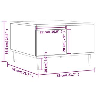 VidaXL Table basse bois d'ingénierie  