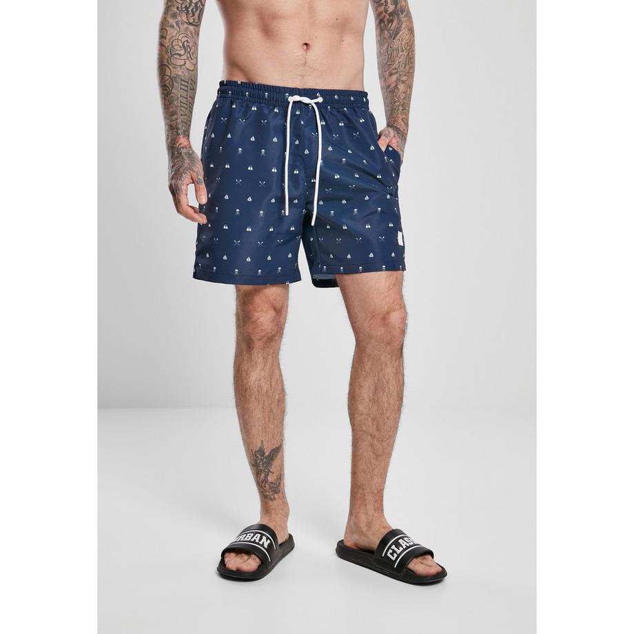 URBAN CLASSICS Pattern Badeshorts  