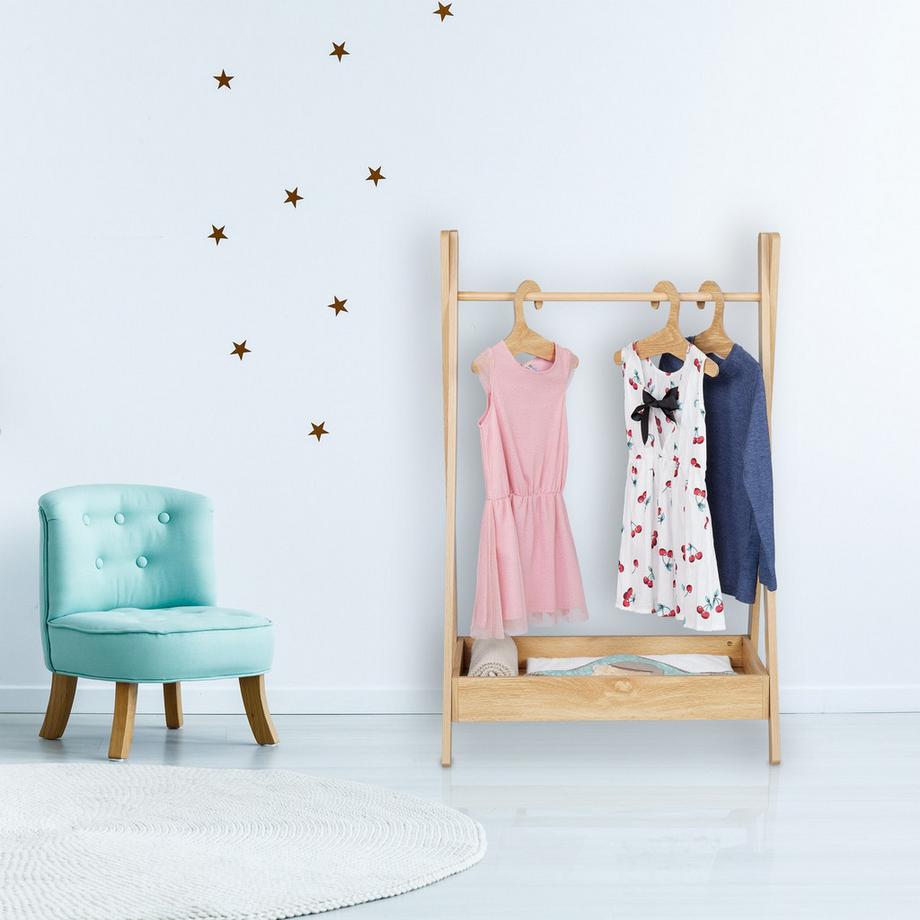 Northix Kinderkleiderständer mit Ablage  