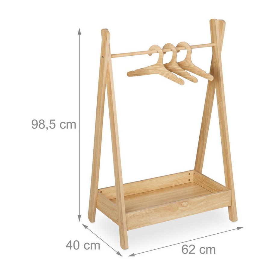 Northix Kinderkleiderständer mit Ablage  