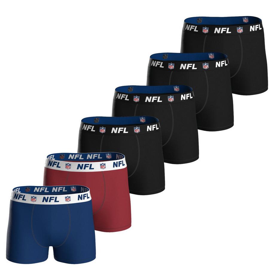 Boxershort  6er Pack Stretch-NFL SHIELD 6pk Boxers