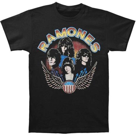 Ramones Logo Foto Vintage Ali T-Shirt  