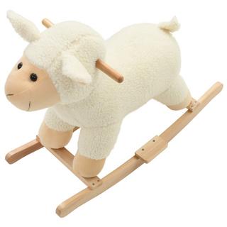 VidaXL  Mouton à bascule peluche 