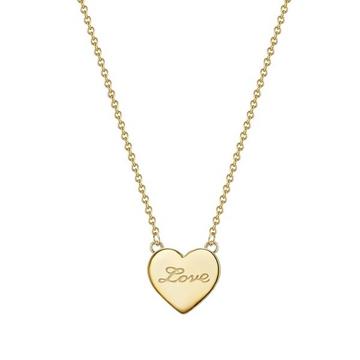 Femme Collier en argent Coeur/Love