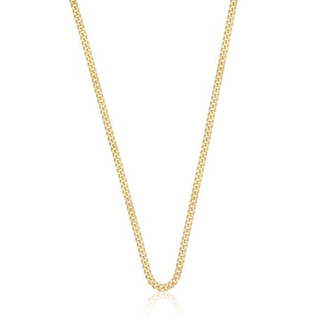 MUAU Schmuck  Collier Panzer Gelbgold 750, 2.6mm, 55cm 
