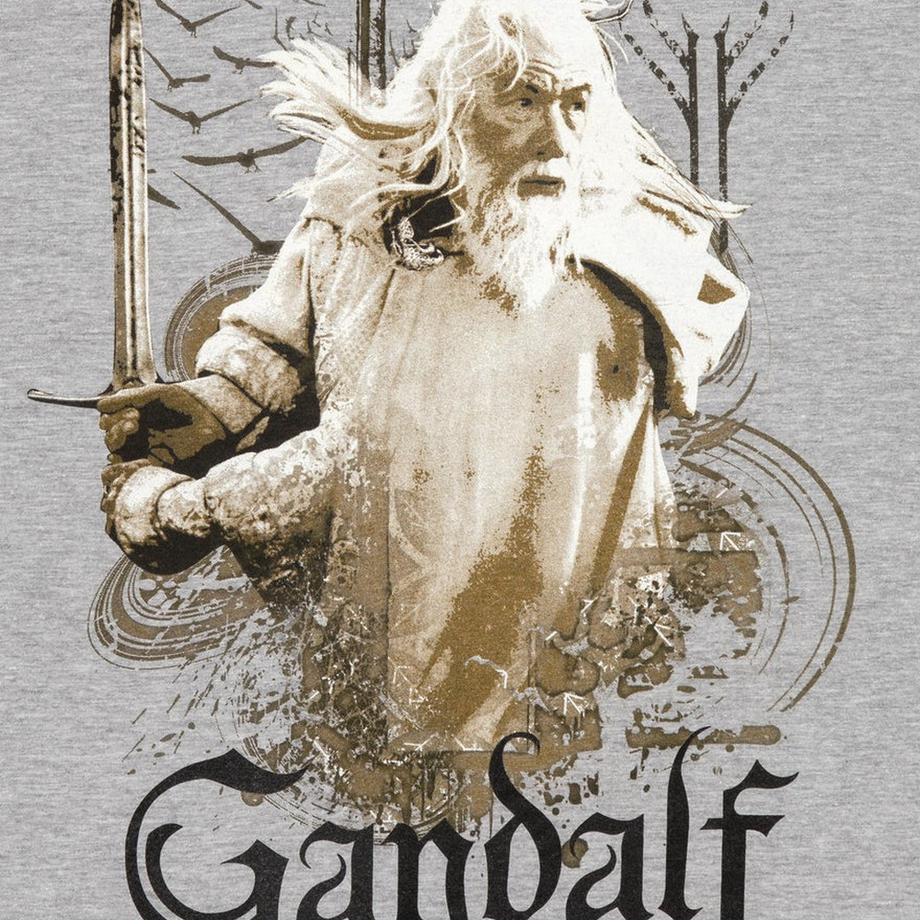 Lord Of The Rings Gandalf Grafikdruck T-Shirt  