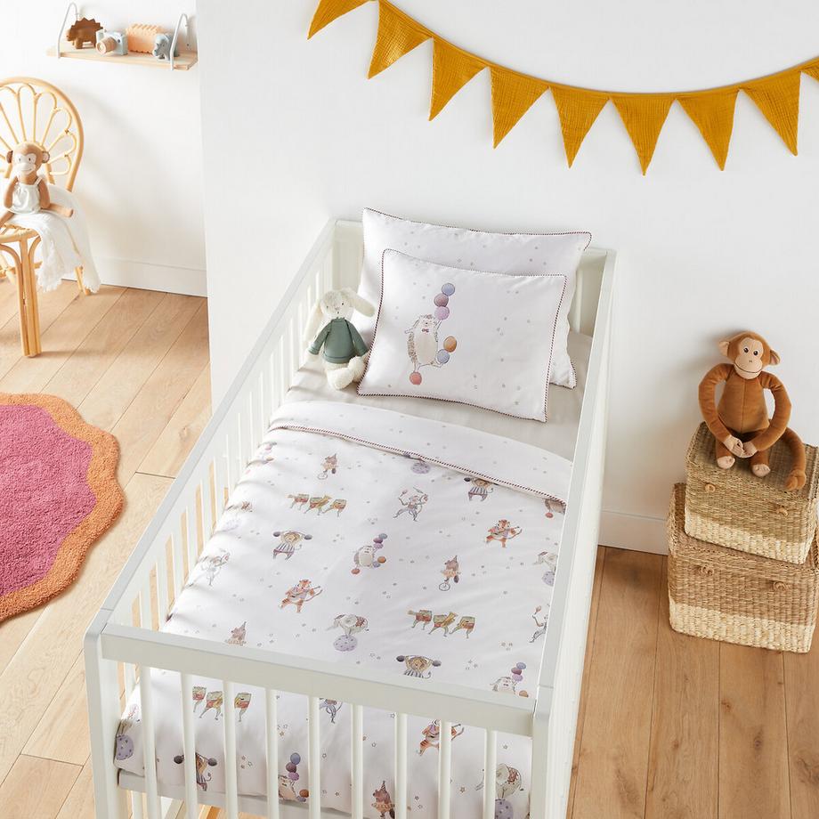 La Redoute Intérieurs Housse de couette bébé Phineas 50% coton recyclé  