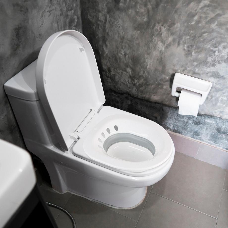 B2X Faltbare Sitzbadewanne für die Toilette  