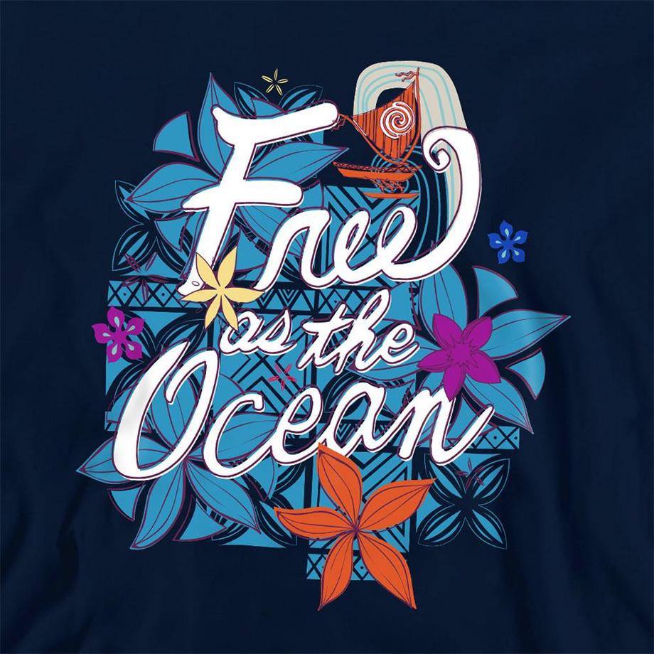 Disney  Free As The Ocean Felpa Con Cappuccio 
