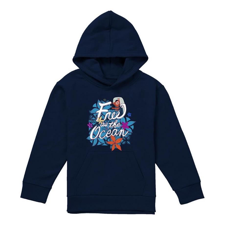 Free As The Ocean Felpa Con Cappuccio