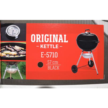 WEBER  E-5710 Schwarz - Holzkohlegrill 