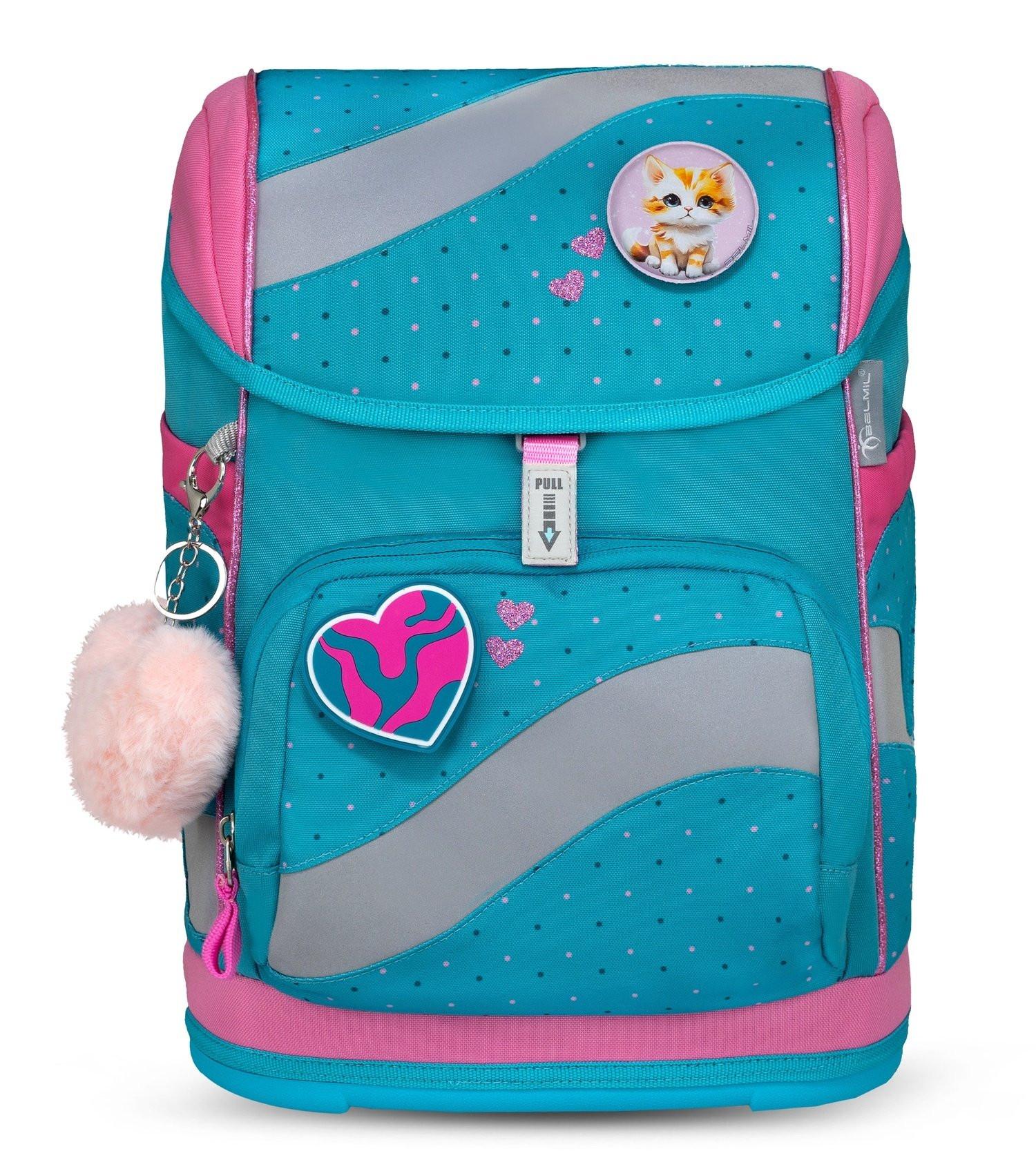 Belmil  SMARTY Schulrucksack-Set Hearts and Dots 