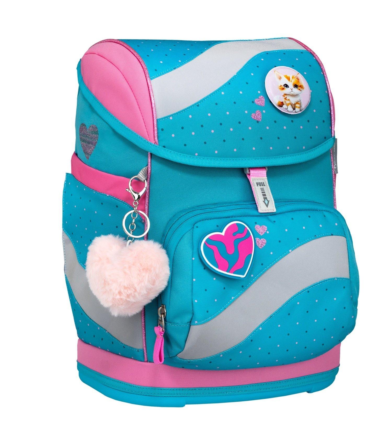 Belmil  SMARTY Schulrucksack-Set Hearts and Dots 