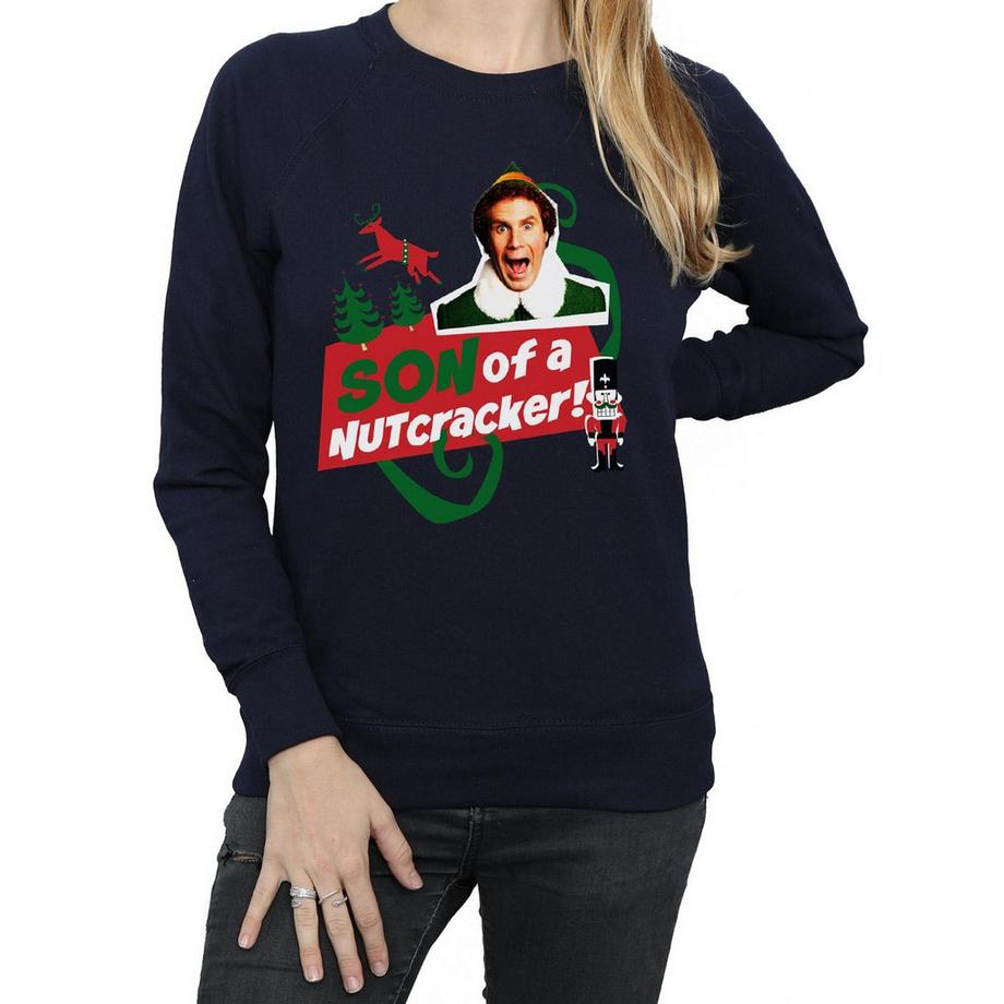 Elf Son Of A Nutcracker Bedrucktes Sweatshirt  
