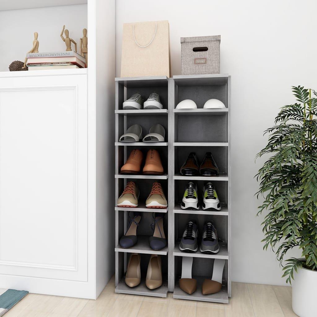 VidaXL Armoire à chaussures bois d'ingénierie  