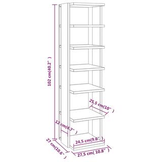 VidaXL Armoire à chaussures bois d'ingénierie  