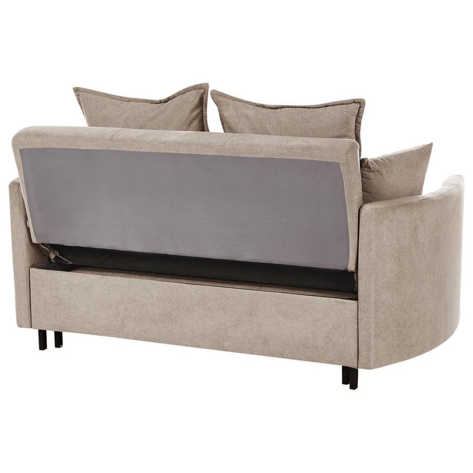 Beliani Schlafsofa aus Stoff  HOVIN  