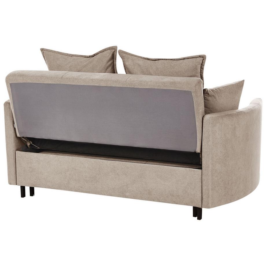 Beliani Schlafsofa aus Stoff  HOVIN  