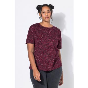 T-shirt oversize, imprimé léopard coloré