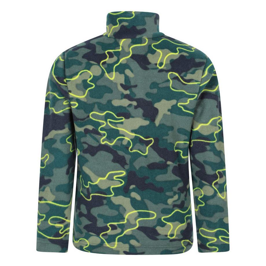 Mountain Warehouse Pursuit Camouflage Half-Zip Fleece-Oberteil  
