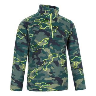 Mountain Warehouse Haut polaire Pursuit Camouflage Demi-Zip  