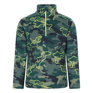 Mountain Warehouse Haut polaire Pursuit Camouflage Demi-Zip  
