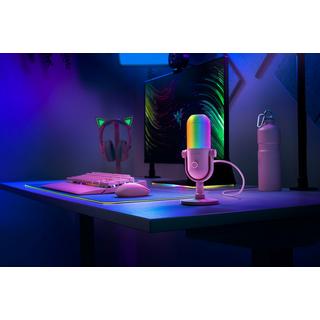 RAZER  Razer Seiren V3 Chroma Rose Microphone de PC 