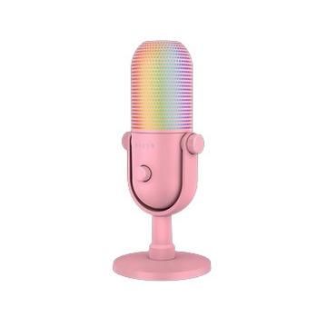 Razer Seiren V3 Chroma Rosa Microfono per PC