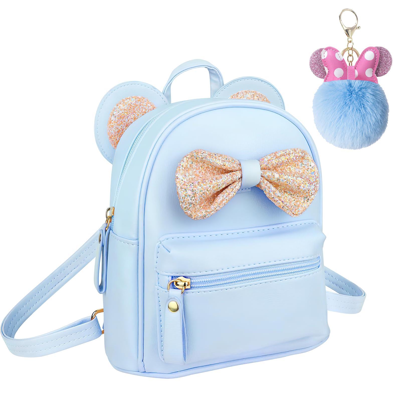 Only-bags.store Rucksack , Niedliche Fliege Rucksäcke Mini leichte Schultaschen mit Schlüsselanhänger Daypack  